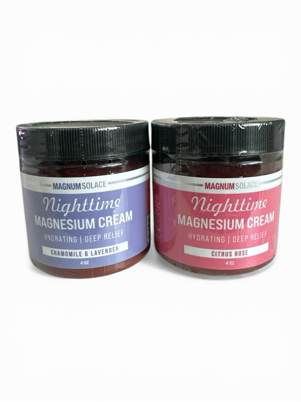 Magnum Solace Nighttime Magnesium Cream - Chamomile & Lavender + Citrus Rose